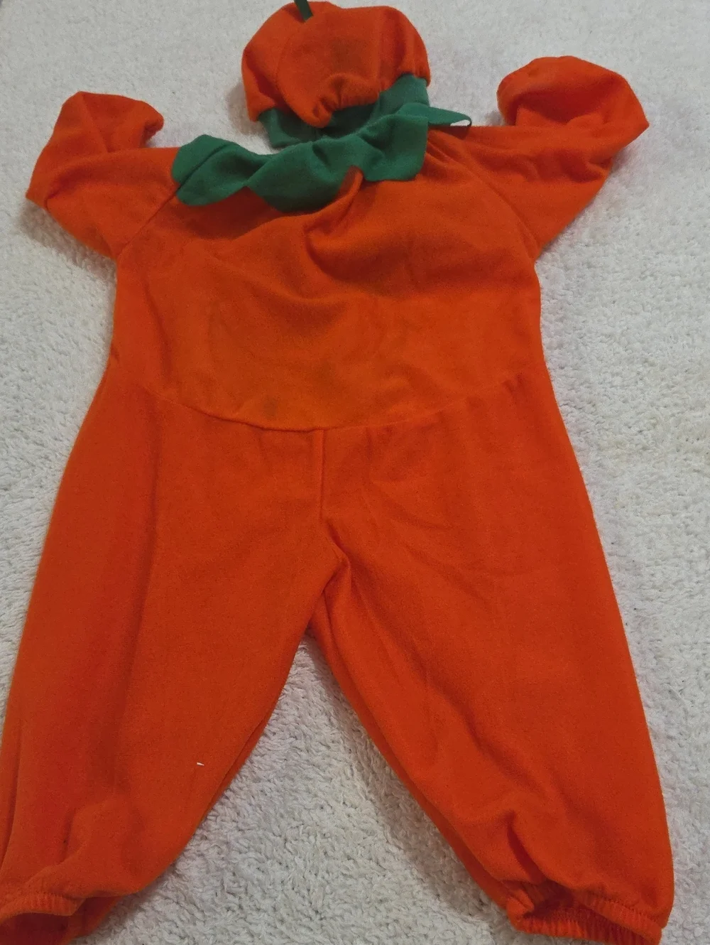 BASIC EDITIONS 2PC HALLOWEEN PUMPKIN COSTUME